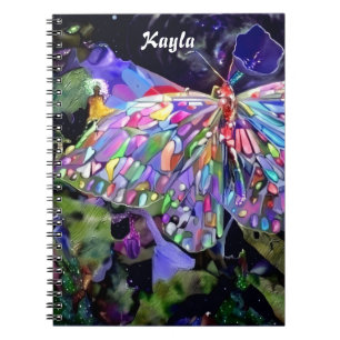 Carnet Papillon du jardin secret 