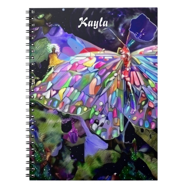 Carnet Papillon du jardin secret  (Devant)