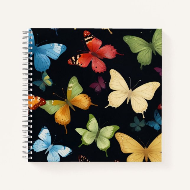 Carnet Papillon Élégant (Devant)