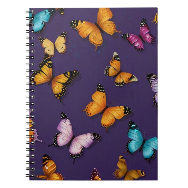 Carnet Papillon élégant (Devant)