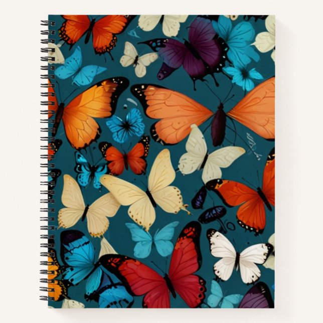 Carnet Papillon Élégant (Devant)
