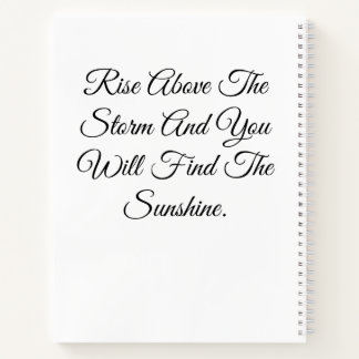 Carnet Papillon Et Tournesol Avec Citation Inspirante.