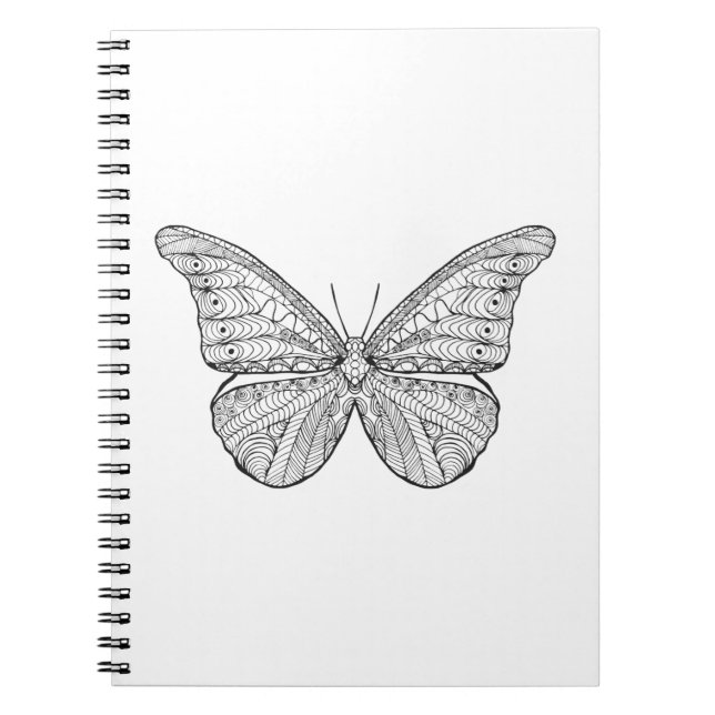 Carnet Papillon inspiré (Devant)