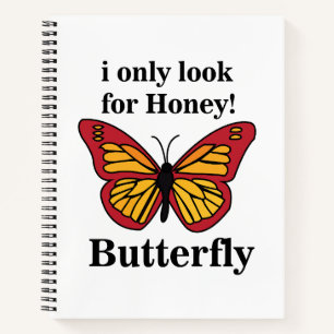 Carnet Papillon Je Ne Cherche Que Le Papillon Au Miel