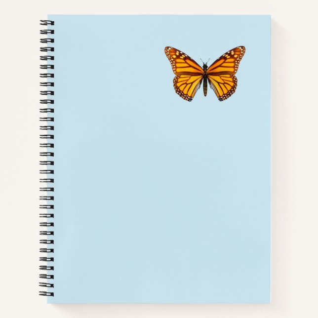 Carnet Papillon Monarque (Devant)