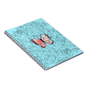Carnet Papillon Rose Et Art Rose -