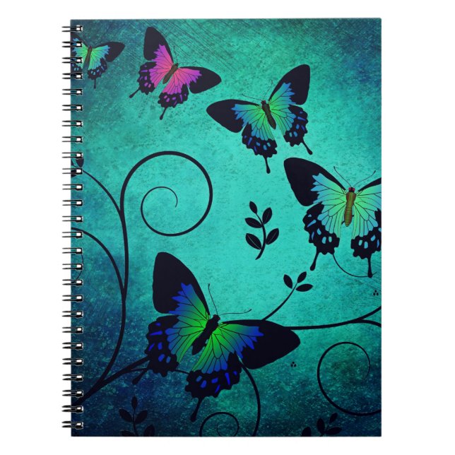 Carnet Papillons à bijoux ornés (Devant)