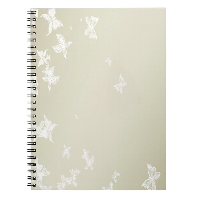 Carnet Papillons blancs (Devant)