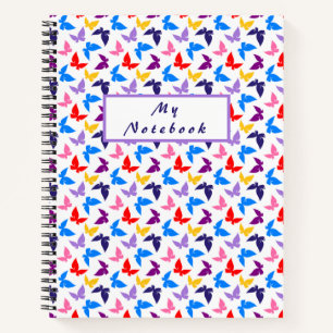 Carnet Papillons colorés