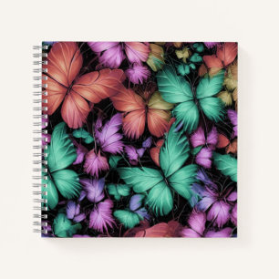 Carnet Papillons colorés Imprimer