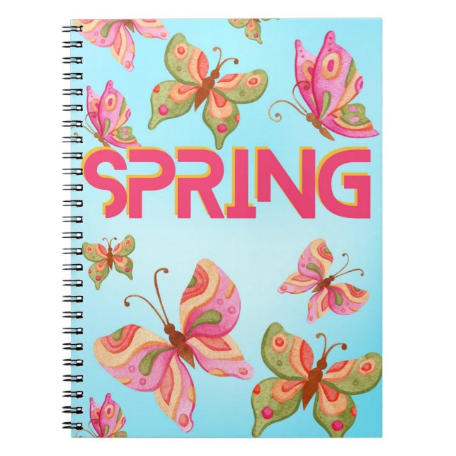 Carnet papillons de printemps (Devant)