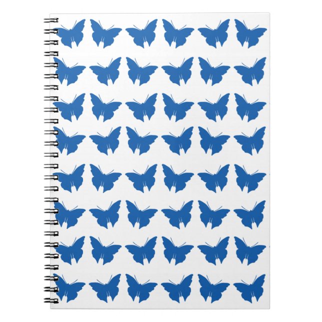 Carnet Papillons Denim Blue Bold (Devant)