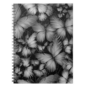 Carnet Papillons gris Imprimer