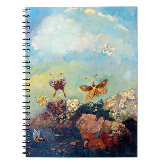 Carnet Papillons par Odilon Redon, Papillon lunaire (Devant)
