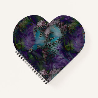 Carnet Papillons Peacock en pourpre par KABFA Designs