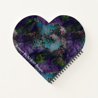 Carnet Papillons Peacock en pourpre par KABFA Designs
