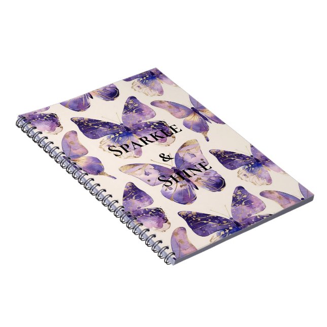 Carnet Papillons pourpres (Côté Droit)