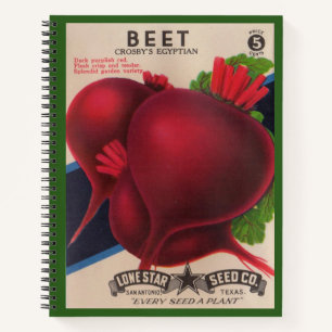 Carnet Paquet de semences des années 1950 Beets
