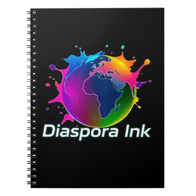Carnet Par Diaspora Ink.  Cahier/journal.  (Devant)