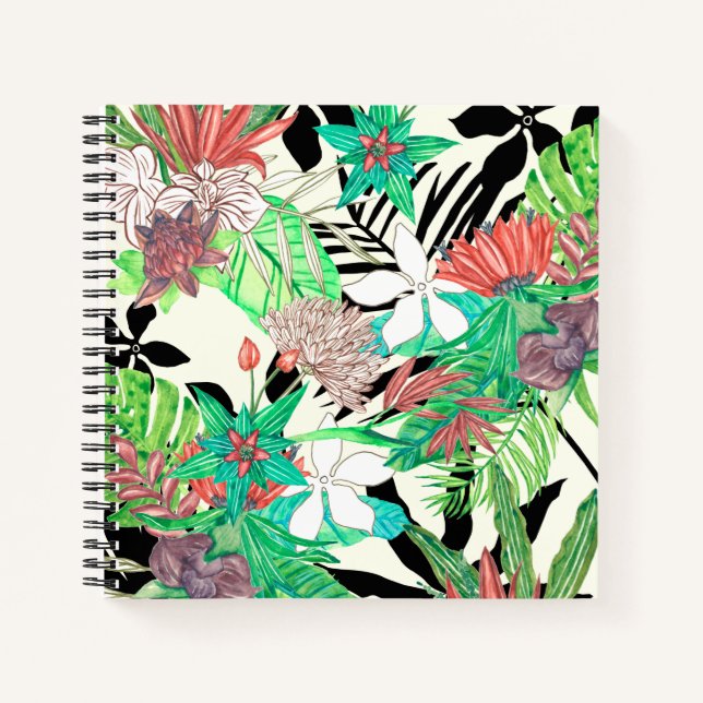 Carnet Paradis floral II (Devant)