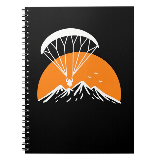 Carnet Paramotoring Retro Vintage (Devant)
