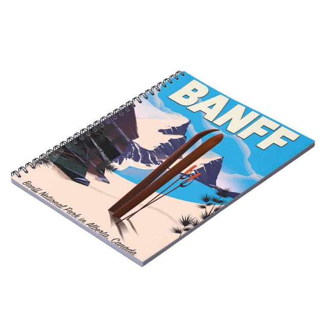 Carnet Parc national de Banff en Alberta, Canada. (Côté gauche)
