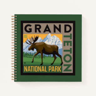 Carnet Parc national de Grand Teton Moose
