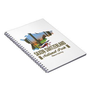 Carnet Parc national de Suisse saxonne Allemagne carte