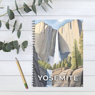 Carnet Parc national de Yosemite Aquarelle Voyage