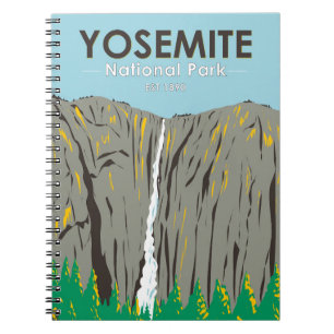 Carnet Parc national de Yosemite Ribbon Falls Californie