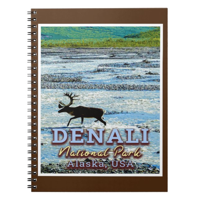 CARNET PARC NATIONAL DU DENALI - ALASKA ÉTATS-UNIS (Devant)