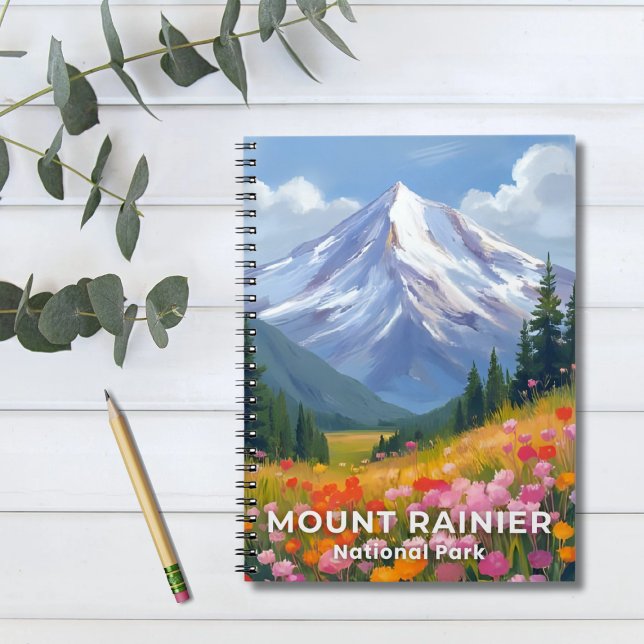 Carnet Parc national du mont Rainier | Voyage dans l'État (Créateur téléchargé)