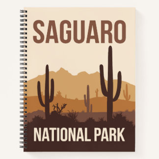 Carnet Parc national du Saguaro Art de voyage minimal