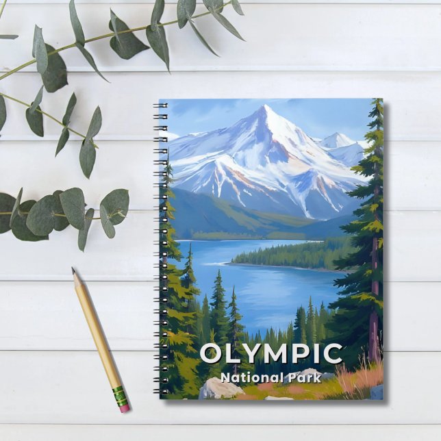 Carnet Parc national Olympique | Peinture de voyage dans  (Créateur téléchargé)