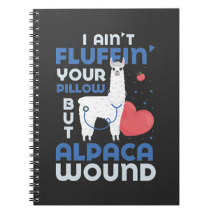 Carnet Paredic Alpaca soins de blessures infirmière Traum