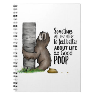 Carnet paresse pooping