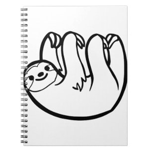 Carnet paresseux - Paresseux drôle