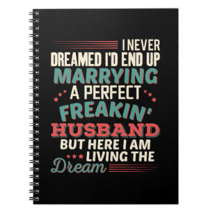 Carnet Parfait mari franchement sarcastique humour femme 