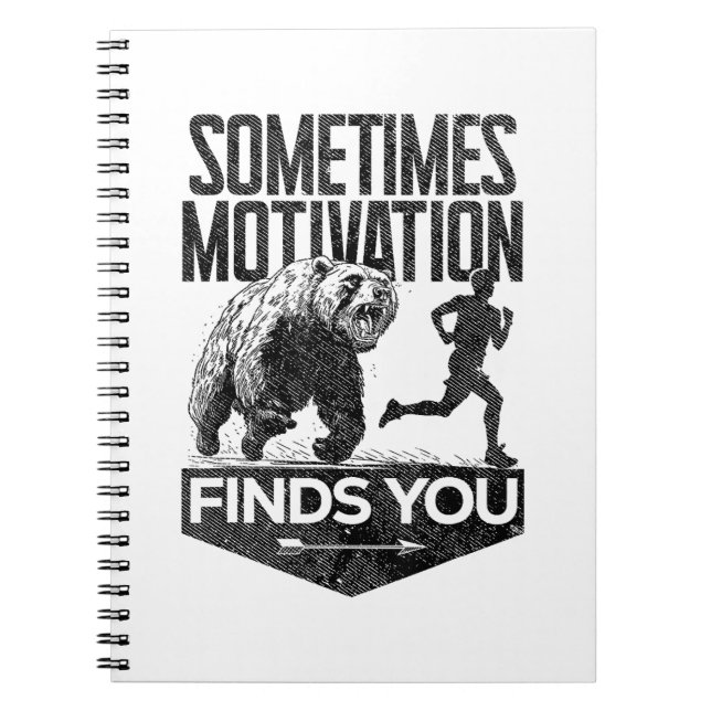 Carnet Parfois, Motivation Trouve Vous Drôle Courir Motiv (Devant)