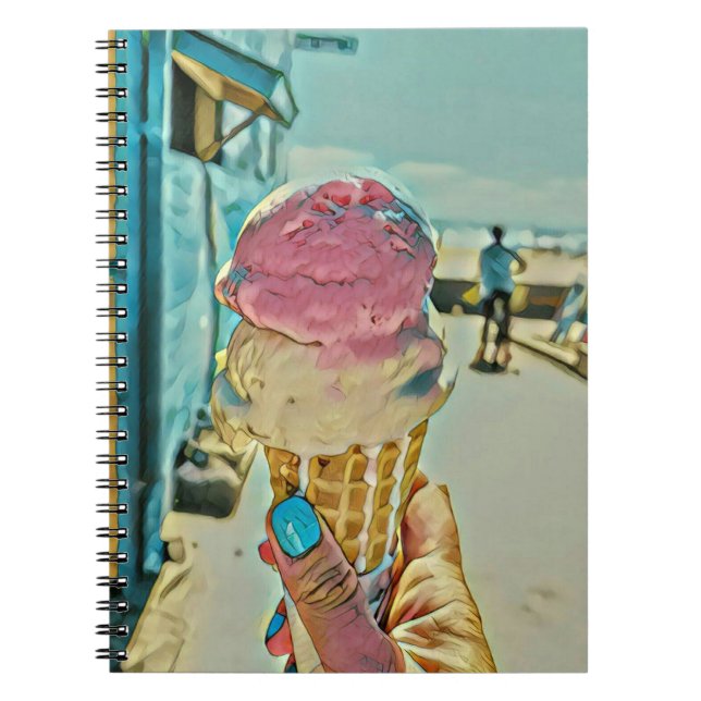 Carnet parfum de glace (Devant)
