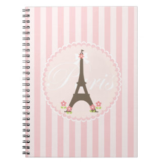Carnet Paris au printemps Girly