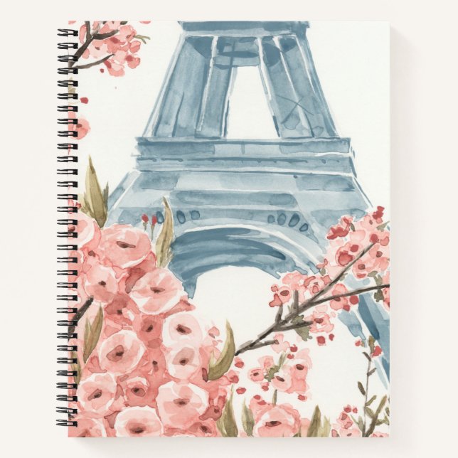 Carnet Paris Cerise Blossoms (Devant)