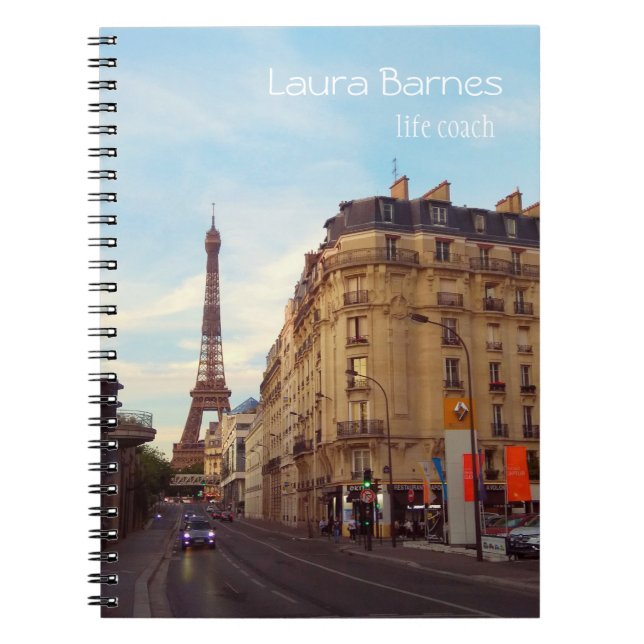 Carnet Paris.   Eiffel tower. France. Notebook (Devant)