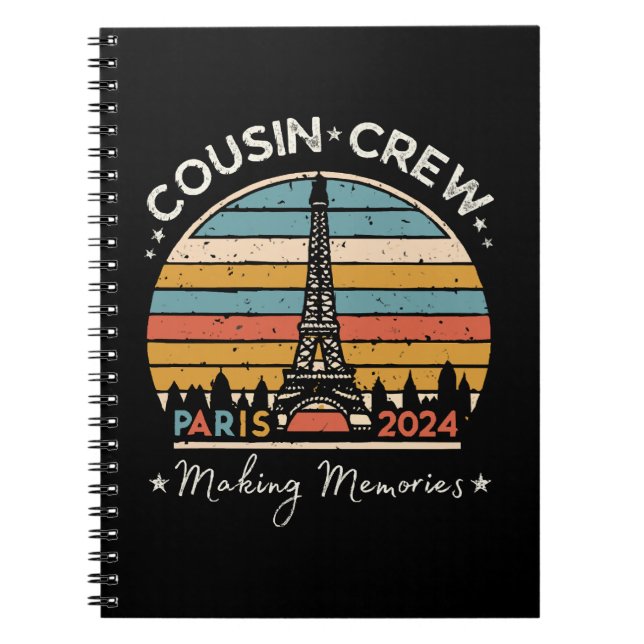 Carnet Paris France Créer des souvenirs 2024 (Devant)