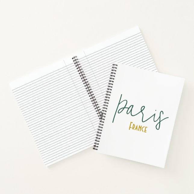 Carnet Paris, France Souvenir (Intérieur)