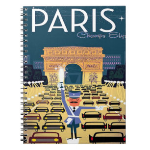 Carnet Paris France Vintage voyage en vacances