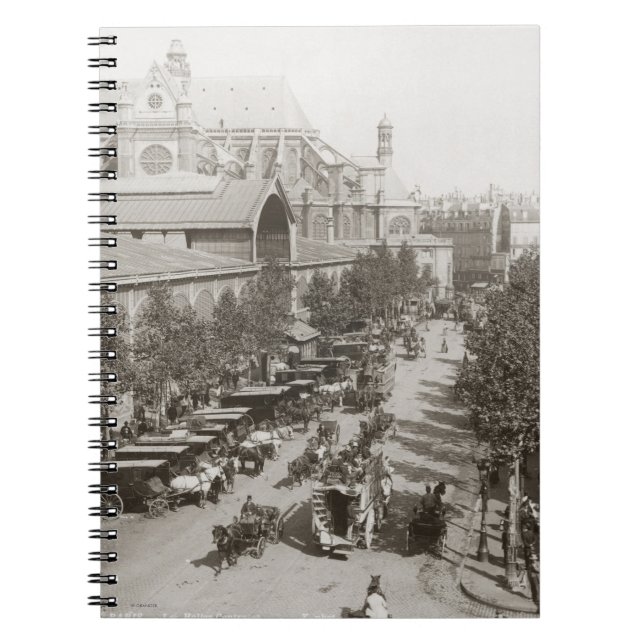 Carnet Paris : Les Halles, C1900 (Devant)