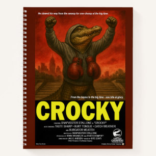 Carnet Parodie de film classique Crocky