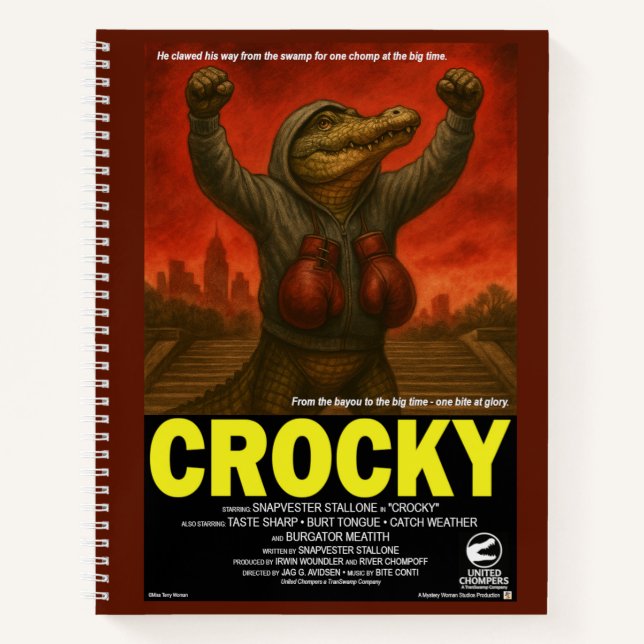 Carnet Parodie de film classique Crocky (Devant)