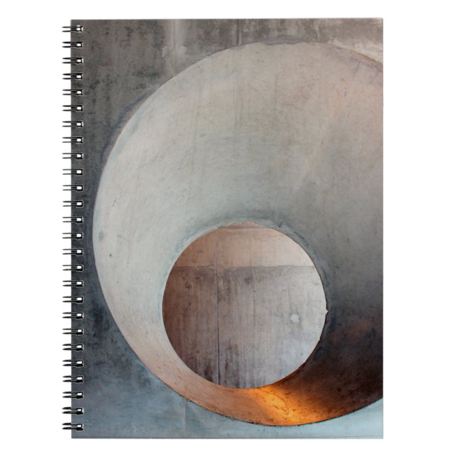 Carnet paroi de trou d'architecture en béton (Devant)